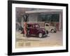Poster Advertising a Fiat 1100, 1940-null-Framed Giclee Print