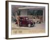 Poster Advertising a Fiat 1100, 1940-null-Framed Giclee Print