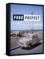 Poster Advertising a Ford Prefect Car, 1956-null-Framed Stretched Canvas