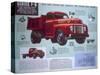 Poster Advertising a Ford Truck Series F-6, 1947-null-Stretched Canvas