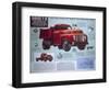 Poster Advertising a Ford Truck Series F-6, 1947-null-Framed Giclee Print