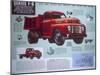 Poster Advertising a Ford Truck Series F-6, 1947-null-Mounted Giclee Print