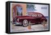 Poster Advertising a Hotchkiss-Gregoire Car, 1951-null-Framed Stretched Canvas