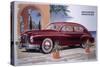 Poster Advertising a Hotchkiss-Gregoire Car, 1951-null-Stretched Canvas