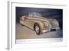 Poster Advertising a Jaguar Xk 140, 1954-null-Framed Giclee Print