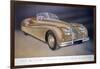 Poster Advertising a Jaguar Xk 140, 1954-null-Framed Giclee Print