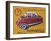 Poster Advertising a Messerschmidt Kr 200, 1955-null-Framed Giclee Print