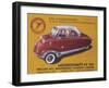 Poster Advertising a Messerschmidt Kr 200, 1955-null-Framed Giclee Print