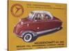 Poster Advertising a Messerschmidt Kr 200, 1955-null-Stretched Canvas