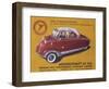 Poster Advertising a Messerschmidt Kr 200, 1955-null-Framed Premium Giclee Print