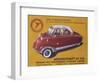 Poster Advertising a Messerschmidt Kr 200, 1955-null-Framed Premium Giclee Print