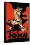 Poster Advertising a Performance of Tosca, 1899-Adolfo Hohenstein-Framed Stretched Canvas