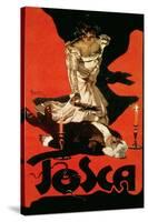 Poster Advertising a Performance of Tosca, 1899-Adolfo Hohenstein-Stretched Canvas