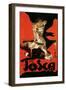 Poster Advertising a Performance of Tosca, 1899-Adolfo Hohenstein-Framed Premium Giclee Print