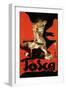 Poster Advertising a Performance of Tosca, 1899-Adolfo Hohenstein-Framed Premium Giclee Print