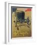 Poster Advertising a Peugeot Racing Car, C.1918 (Colour Litho)-René Vincent-Framed Giclee Print