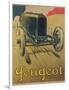 Poster Advertising a Peugeot Racing Car, C.1918 (Colour Litho)-René Vincent-Framed Giclee Print