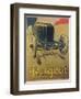 Poster Advertising a Peugeot Racing Car, C.1918 (Colour Litho)-René Vincent-Framed Premium Giclee Print