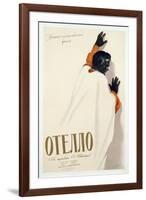 Poster Advertising a Production of 'Othello', 1956-null-Framed Giclee Print