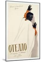 Poster Advertising a Production of 'Othello', 1956-null-Mounted Giclee Print