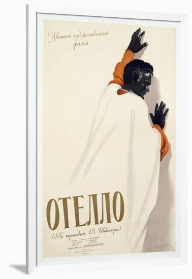 Poster Advertising a Production of 'Othello', 1956-null-Framed Giclee Print