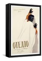 Poster Advertising a Production of 'Othello', 1956-null-Framed Stretched Canvas
