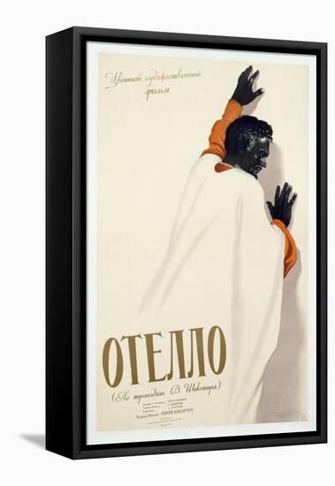Poster Advertising a Production of 'Othello', 1956-null-Framed Stretched Canvas