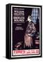 Poster Advertising a Production of Sherlock Holmes Starring William Gillette-null-Framed Stretched Canvas
