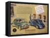 Poster Advertising a Renault 4Cv, 1949-null-Framed Stretched Canvas