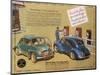 Poster Advertising a Renault 4Cv, 1949-null-Mounted Giclee Print