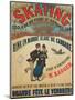 Poster Advertising a Roller Skating Rink in Paris, 1905-null-Mounted Giclee Print