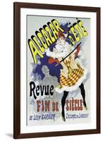 Poster Advertising a Show-Jules Chéret-Framed Giclee Print