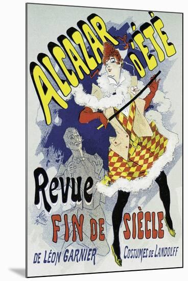 Poster Advertising a Show-Jules Chéret-Mounted Giclee Print