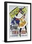 Poster Advertising a Show-Jules Chéret-Framed Giclee Print