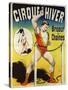 Poster Advertising a Strongman at the 'Cirque D'Hiver'-null-Stretched Canvas