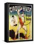 Poster Advertising a Strongman at the 'Cirque D'Hiver'-null-Framed Stretched Canvas