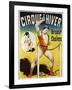 Poster Advertising a Strongman at the 'Cirque D'Hiver'-null-Framed Giclee Print