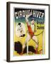 Poster Advertising a Strongman at the 'Cirque D'Hiver'-null-Framed Giclee Print