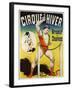 Poster Advertising a Strongman at the 'Cirque D'Hiver'-null-Framed Giclee Print