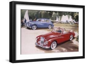 Poster Advertising a Sunbeam-Talbot 90, 1954-null-Framed Giclee Print