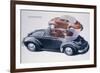 Poster advertising a Volkswagen Convertible, 1959-Unknown-Framed Giclee Print