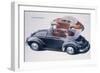 Poster advertising a Volkswagen Convertible, 1959-Unknown-Framed Giclee Print