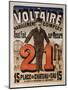 Poster Advertising 'A Voltaire', C.1877-Jules Chéret-Mounted Giclee Print