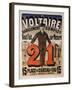 Poster Advertising 'A Voltaire', C.1877-Jules Chéret-Framed Giclee Print