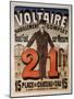 Poster Advertising 'A Voltaire', C.1877-Jules Chéret-Mounted Giclee Print