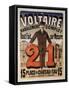 Poster Advertising 'A Voltaire', C.1877-Jules Chéret-Framed Stretched Canvas