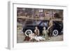 Poster Advertising a Volvo 444, 1953-null-Framed Giclee Print