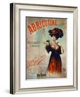 Poster Advertising 'Abricotine', Made by P. Garnier, Paris-French School-Framed Giclee Print