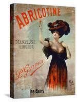 Poster Advertising 'Abricotine', Made by P. Garnier, Paris-French School-Stretched Canvas