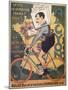 Poster Advertising 'Alcyon' Cycles with the Winners of Tour de France Faber-Michel, called Mich Liebeaux-Mounted Giclee Print